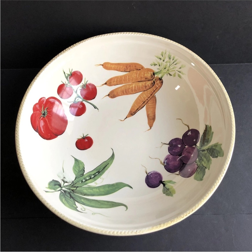 Sur La Table Large 13.5" Serving Pasta Salad Fruit Vegetable Bowl - Italy